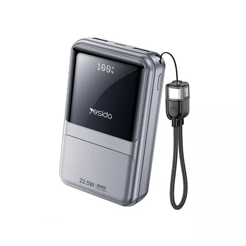 پاور بانک فست شارژ یسیدو YP96 PD 22.5W ظرفیت 20000 میلی آمپر ساعت — تصویر ۳