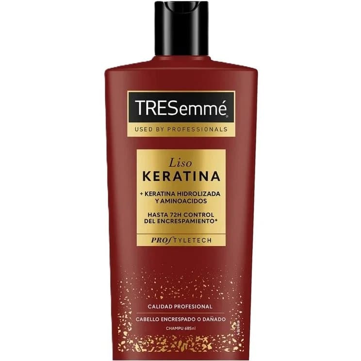شامپو سر صاف کننده و ضد فر هلندی ترزمه Tresemme Keratin Smooth Shampoo With Marula Oil با کراتین و روغن مارولا 658 میل