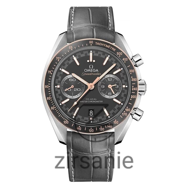 ساعت مچی امگا اسپید مستر بند چرمی Omega Speedmaster Chronograph