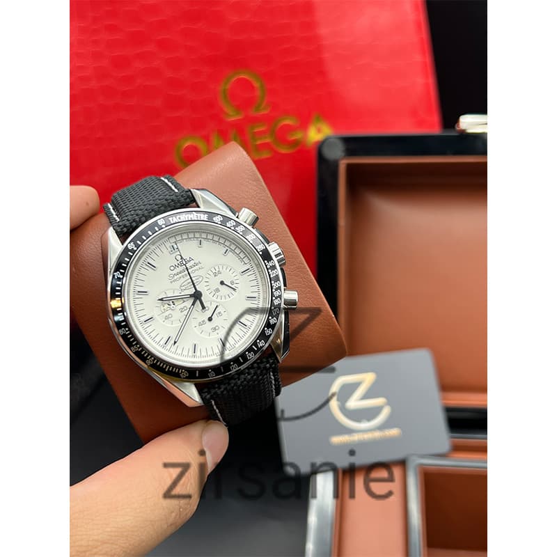ساعت مچی امگا اسپید مستر موون Omega Speedmaster Moonwatch Black White — تصویر ۲