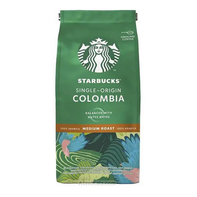 قهوه استارباکس کلمبیا آسیاب شده 200 گرمی – STARBUCKS — تصویر ۲