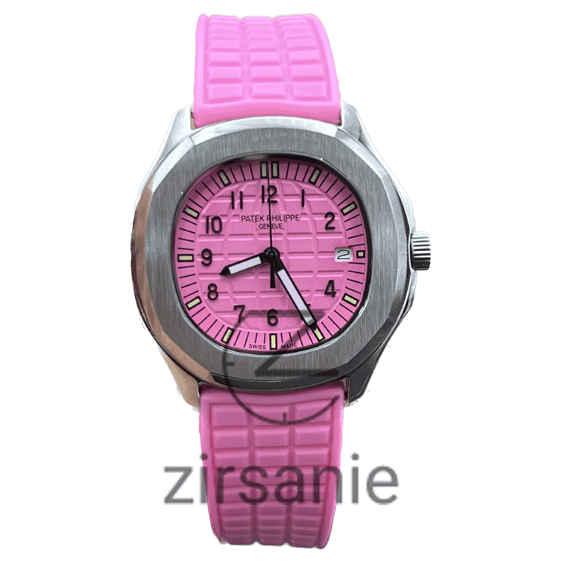ساعت مچی زنانه پتک فیلیپ آکوانات Patek Philippe Aquanaut Silver Pink