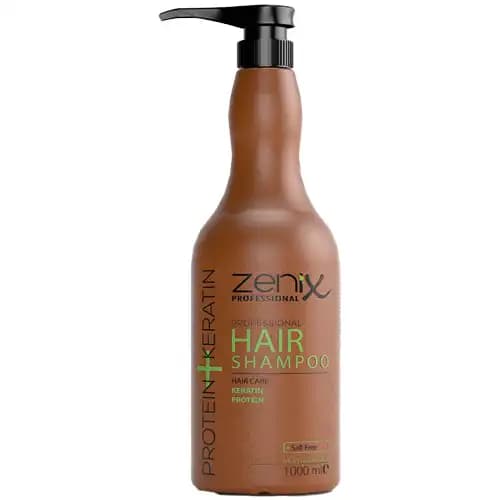 شامپو بدون سولفات زنیکس Zenix Keratin Protein _ Salt Free مناسب انواع مو 1000 میل