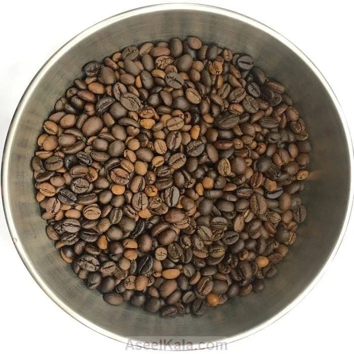 قهوه اسپرسو 20% عربیکا 80% روبوستا دانه یک کیلویی
