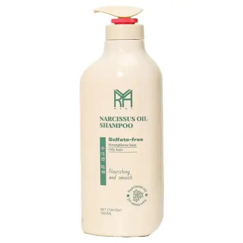 شامپو بدون سولفات کره ای ماری Mary Narcissus Oil Shampoo مخصوص موی چرب حاوی روغن گل نرگس 1200 میل — تصویر ۲