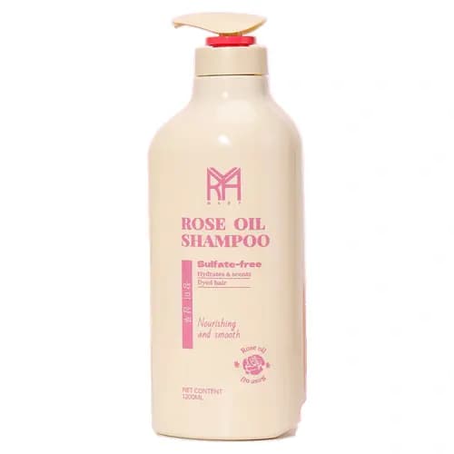 شامپو بدون سولفات کره ای ماری Mary Rose Oil Shampoo مخصوص موهای رنگ شده 1200 میل