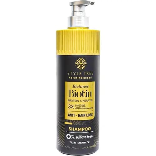 شامپو بیوتین انگلیسی استایل تری Style Tree Biotin بدون سولفات 750 میل