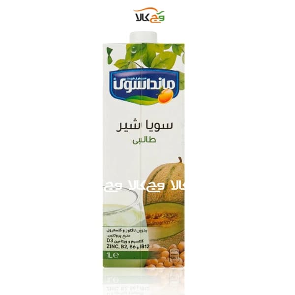 شیر سویا طالبی گیاهی مانداسوی – 1 لیتری