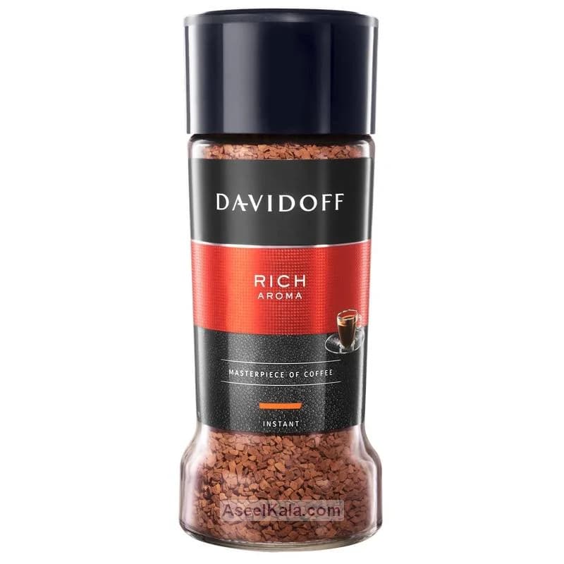 قهوه فوری دیویدوف ریچ آروما Davidoff شیشه 100 گرمی