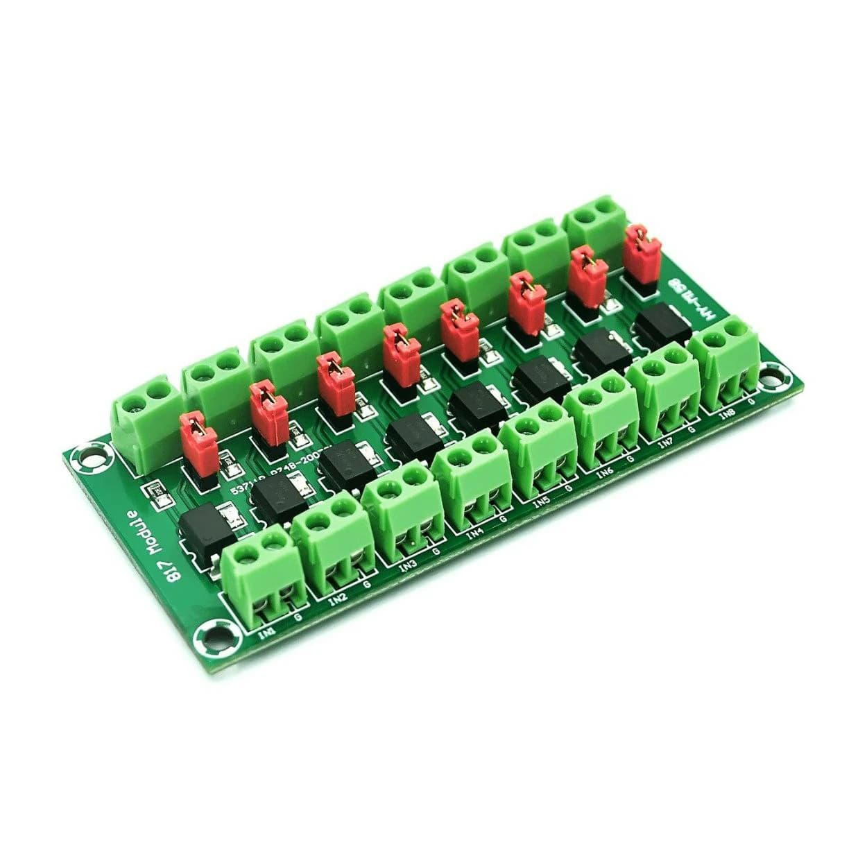 ماژول ایزولاتور ۸ کانال اپتوکوپلری PC817