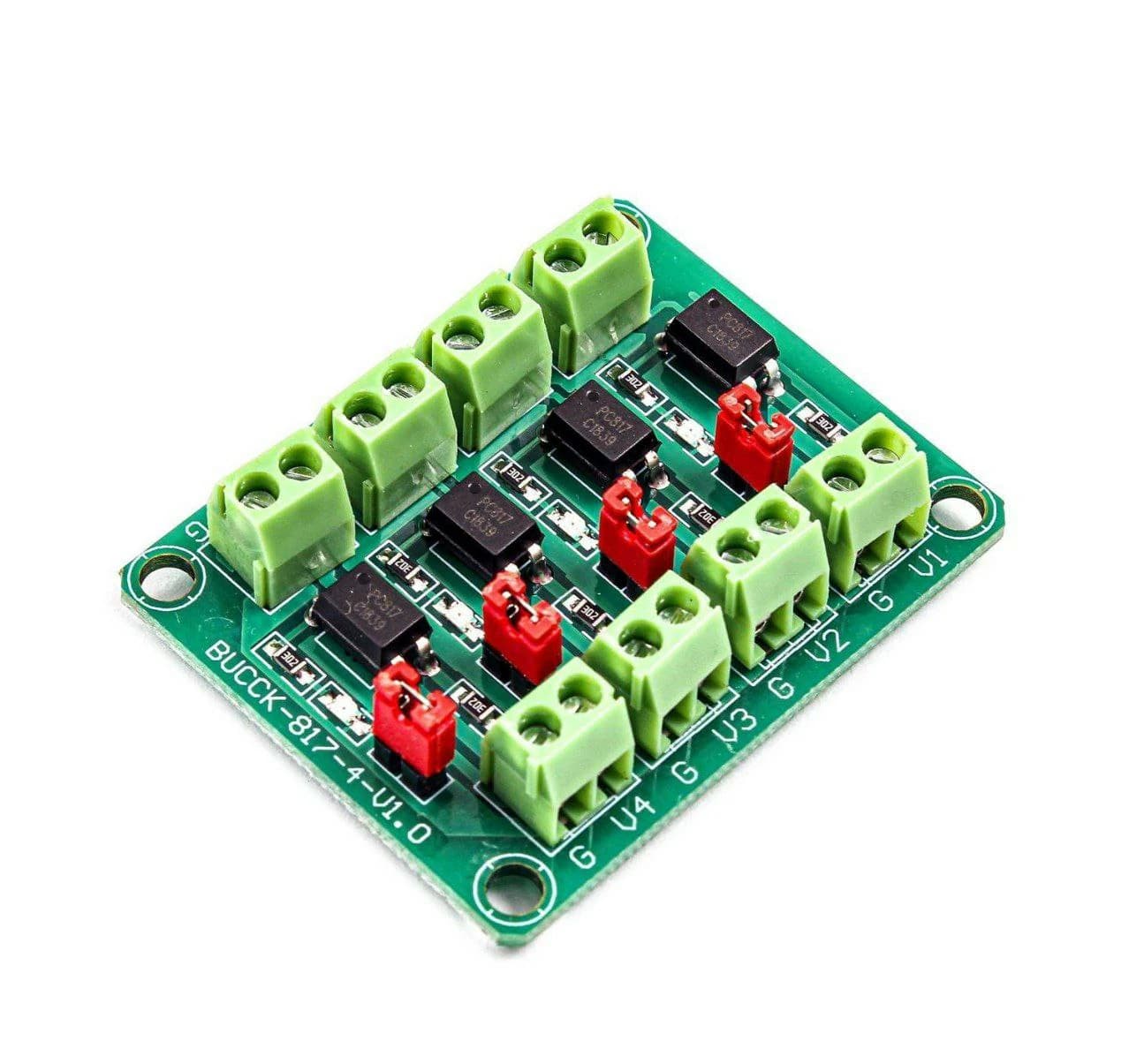 ماژول ایزولاتور 4 کانال اپتوکوپلری PC817 — تصویر ۲