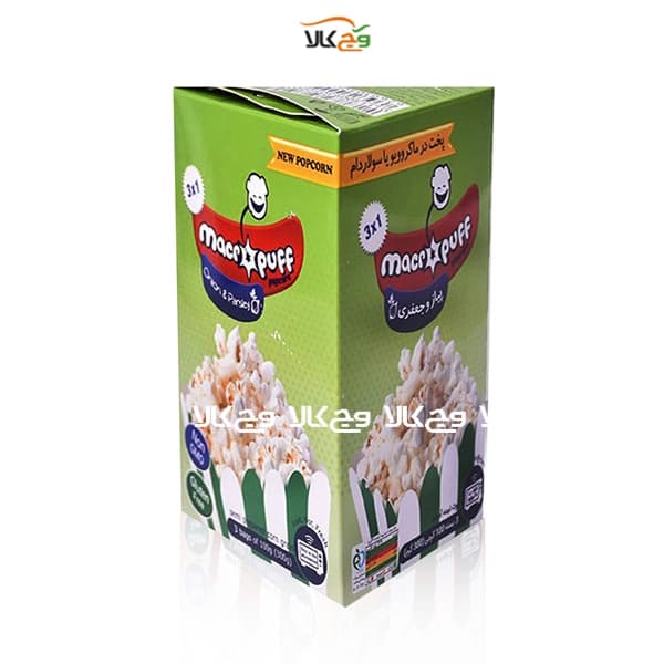 ذرت نیمه آماده پیاز و جعفری ماکروپف – 3 عددی