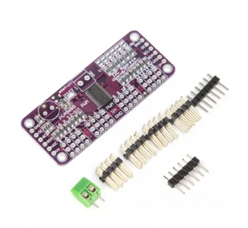 ماژول درایور PWM سروو 16 کاناله PCA9685 دارای ارتباط I2C — تصویر ۳