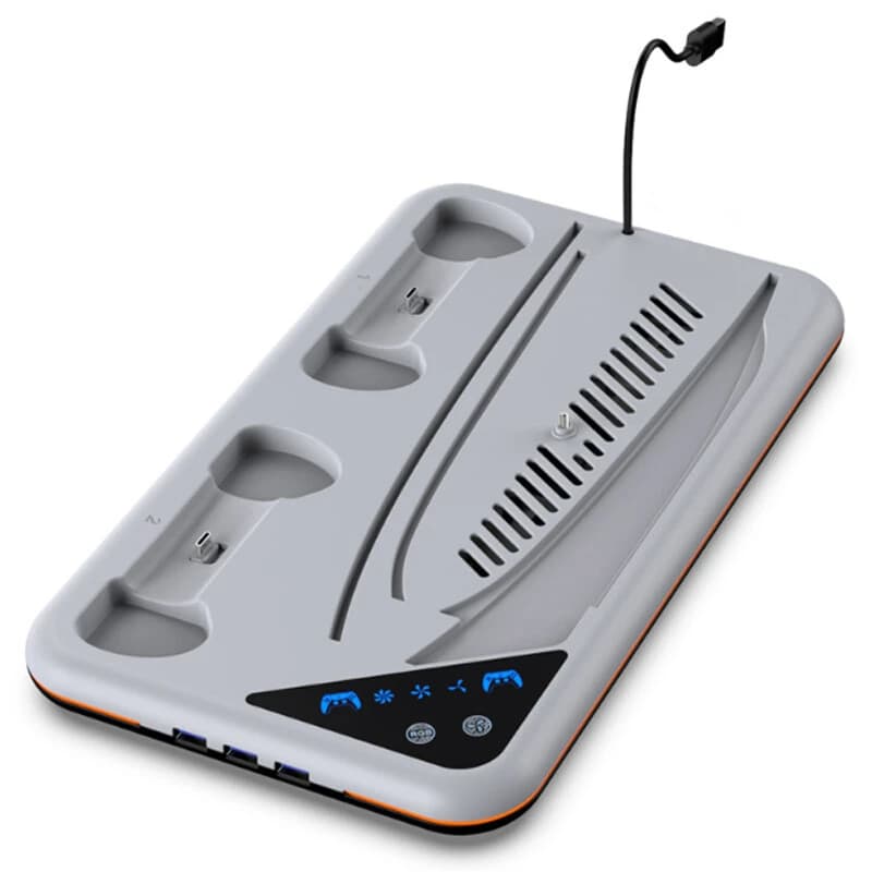خنک کننده و شارژر دسته PS5/PS5 Slim دابی TP5-3557 — تصویر ۶