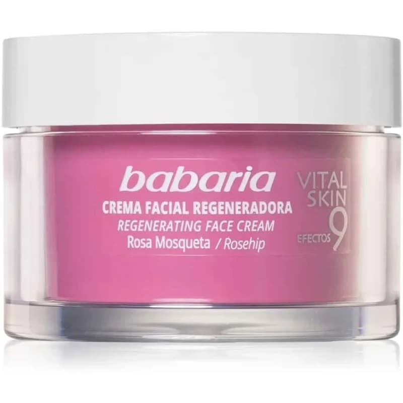 کرم بازسازی کننده صورت اسپانیایی باباریا Babaria Vital Skin ویتال اسکین 50 میل — تصویر ۲
