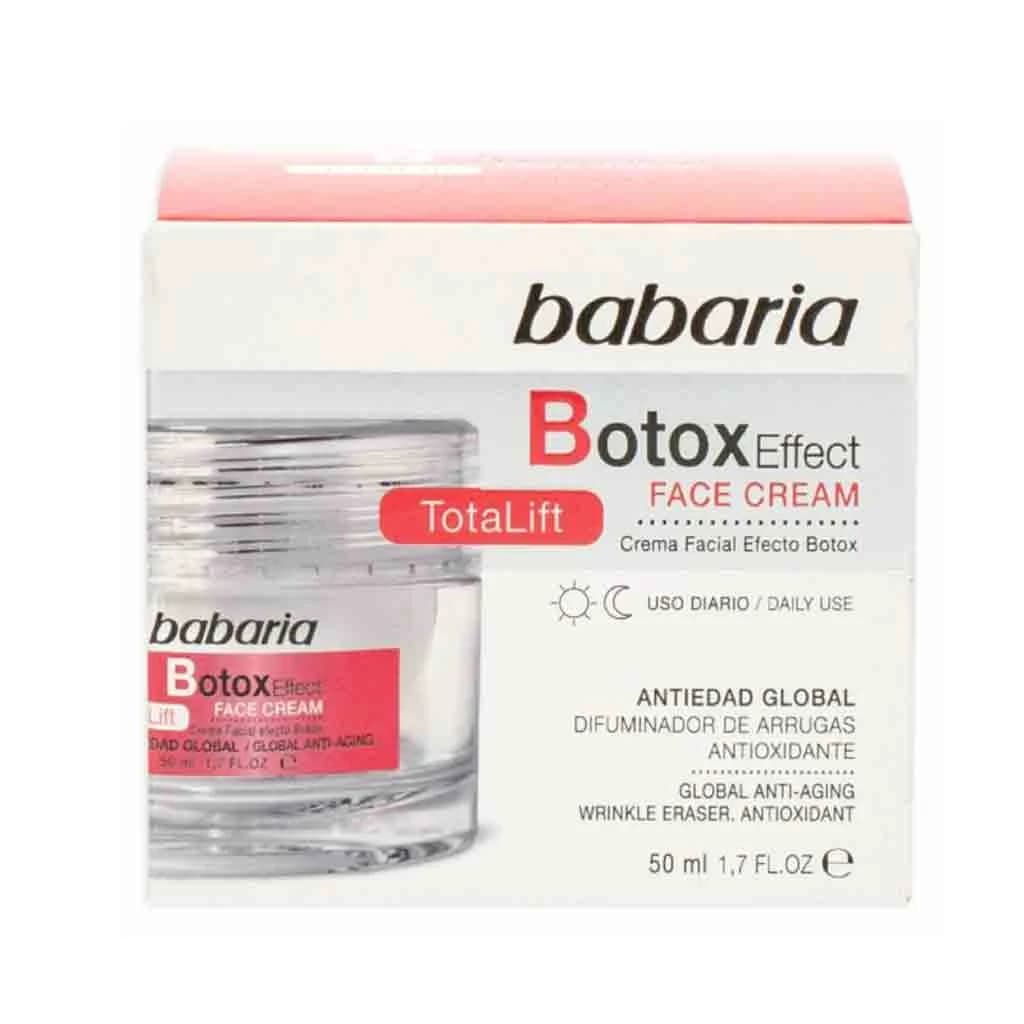 کرم اسپانیایی بوتاکس باباریا Babaria _ Facial Botox ضد پیری 50 میل