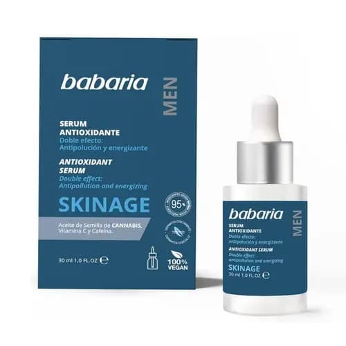 سرم آنتی اکسیدان مردانه اسپانیایی باباریا Babaria Anti Oxydant Serum ضد پیری 30 میل