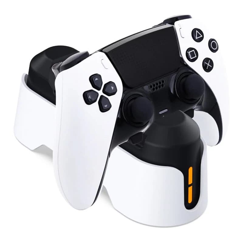 پایه شارژر دسته بازی PS5 دابی TP5-1501X Black White — تصویر ۳