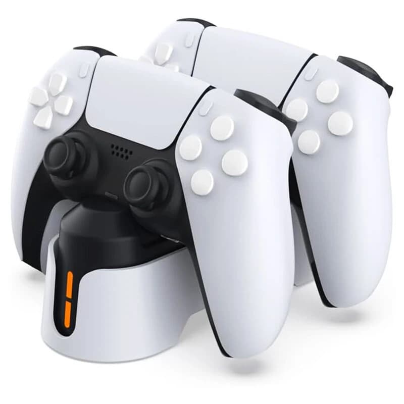 پایه شارژر دسته بازی PS5 دابی TP5-1501X Black White — تصویر ۶