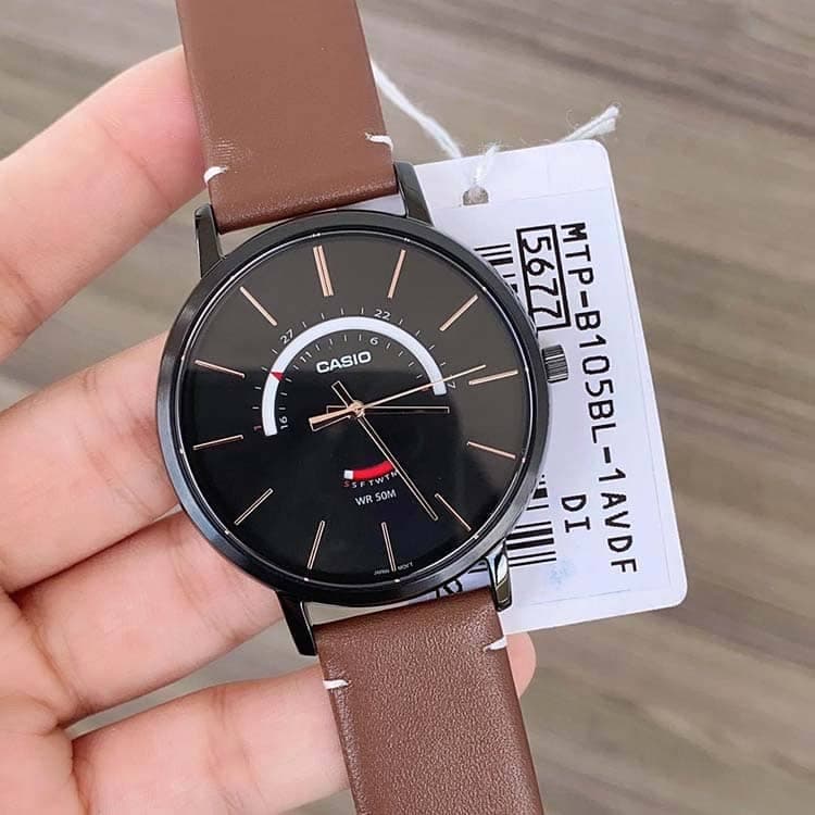 ساعت مچی مردانه کاسیو اصل مدل MTP-B105BL-1AVDF — تصویر ۳