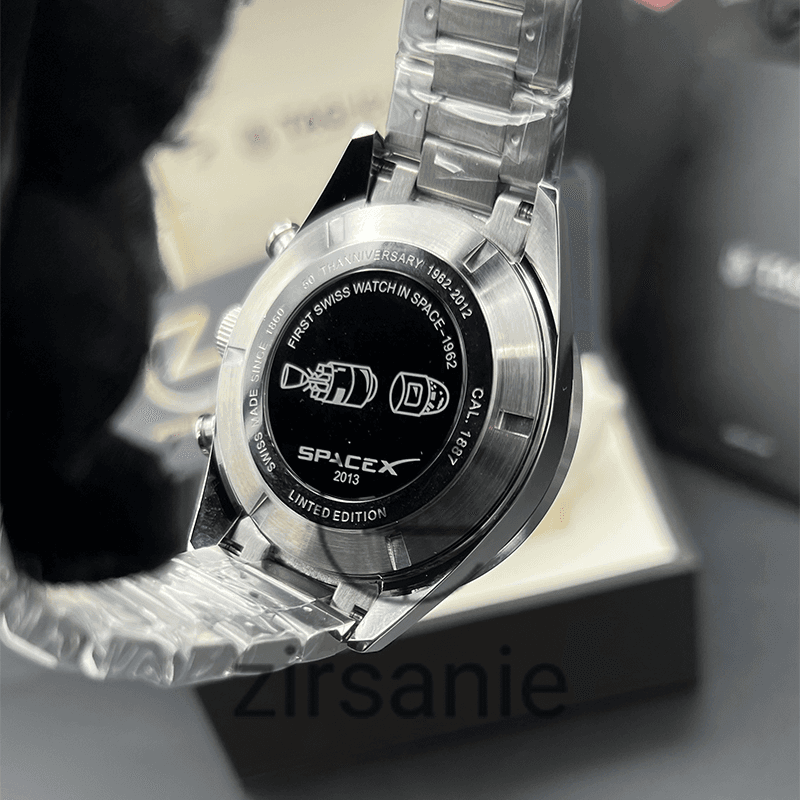 ساعت مچی مردانه تگ هویر اسپیس ایکس TAG Heuer Spacex Silver Black White — تصویر ۳