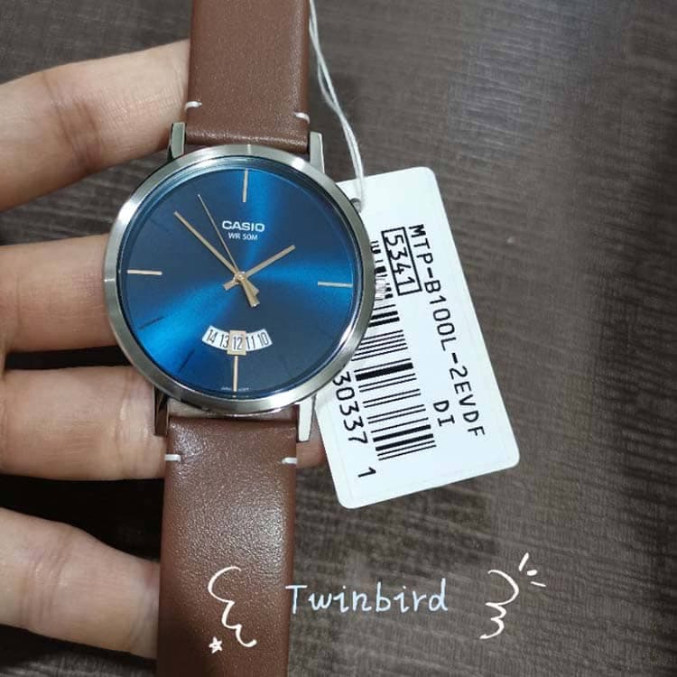 ساعت مچی مردانه کاسیو اصل مدل MTP-B100L-2EVDF — تصویر ۳