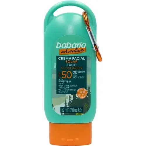 کرم ضد آفتاب اسپانیایی Babaria Adventure Spf 50 با عصاره آلوئه ورا 50 میل