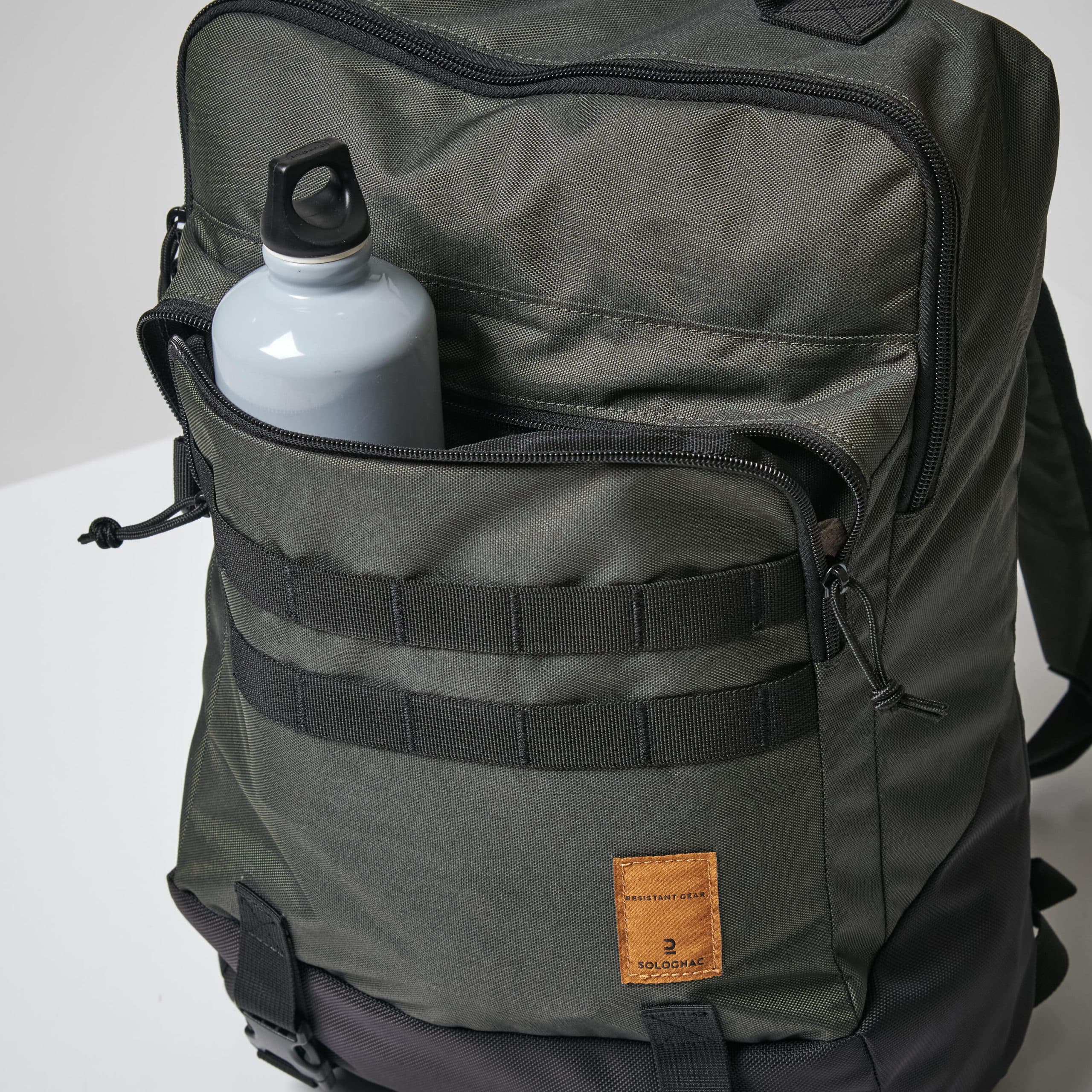 کوله پشتی سولوگناک 20 لیتری شکار Solognac Backpack – 20L – Hunting and Nature Watching – Green – 100 — تصویر ۶