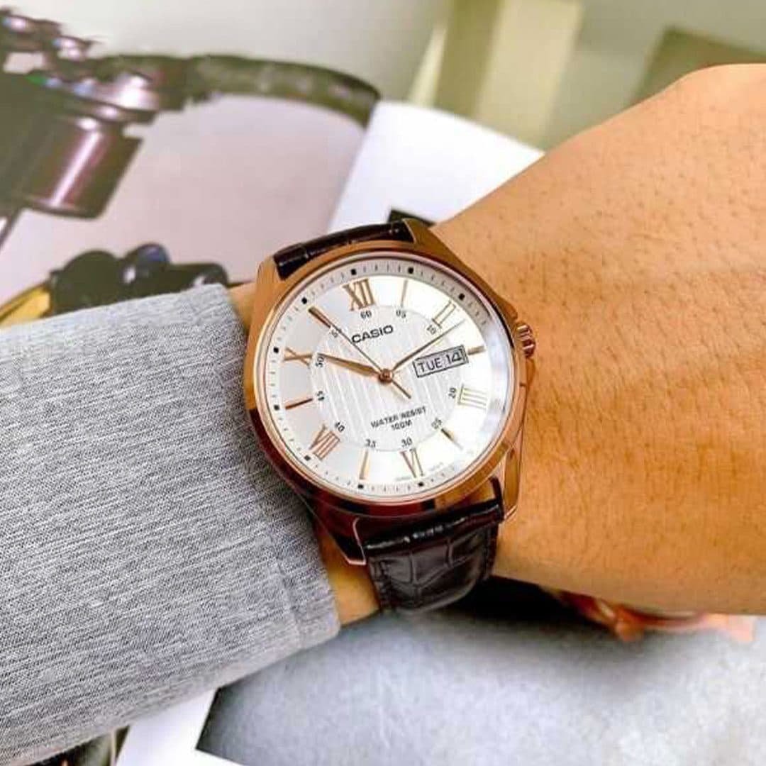 ساعت مچی مردانه کاسیو اصل مدل MTP-1384L-7A — تصویر ۵