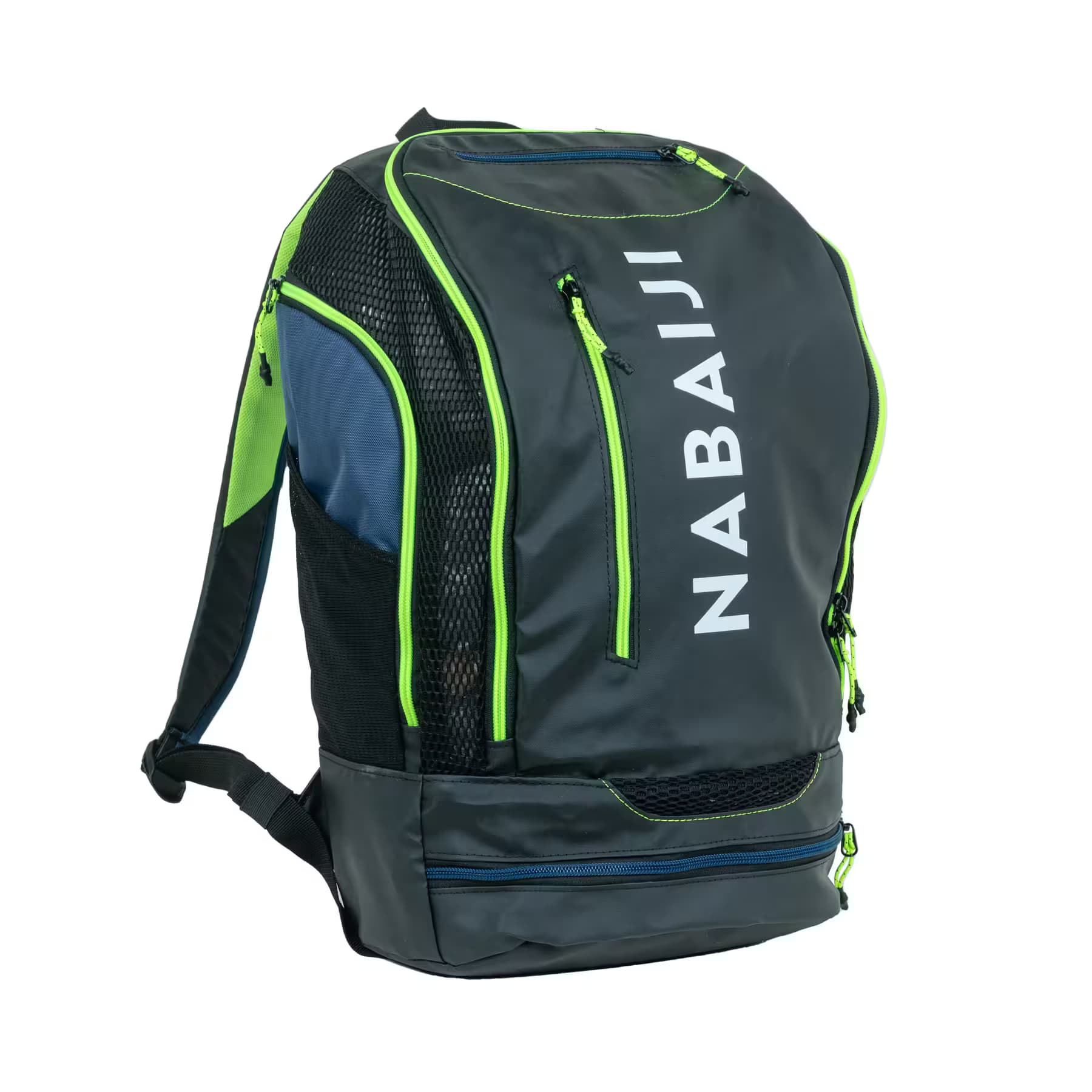 کوله پشتی استخر نابایجی – 27 لیتری – دکتلون Nabaiji Swimming Backpack – Black / Yellow – 27 L – 900 — تصویر ۶