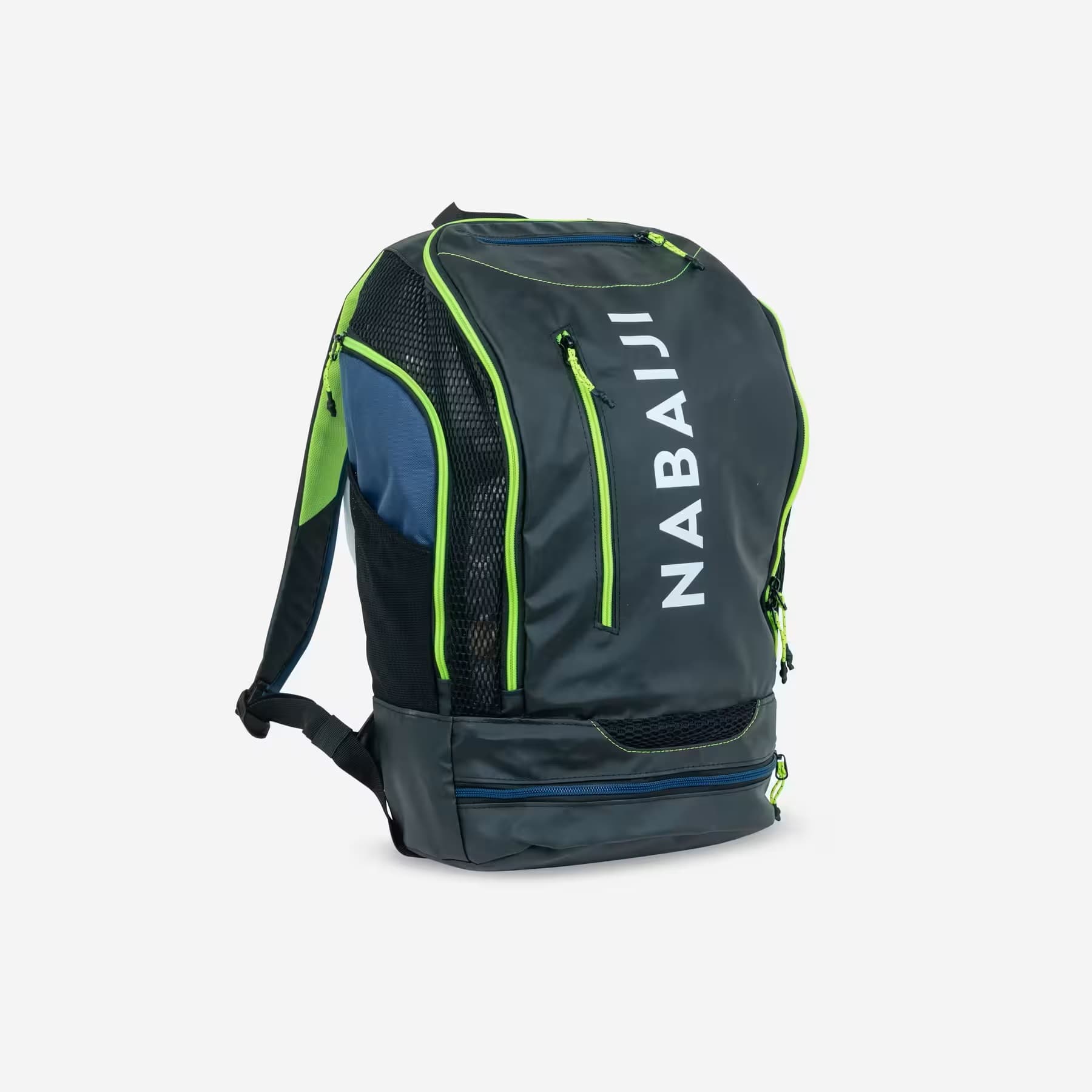 کوله پشتی استخر نابایجی – 27 لیتری – دکتلون Nabaiji Swimming Backpack – Black / Yellow – 27 L – 900