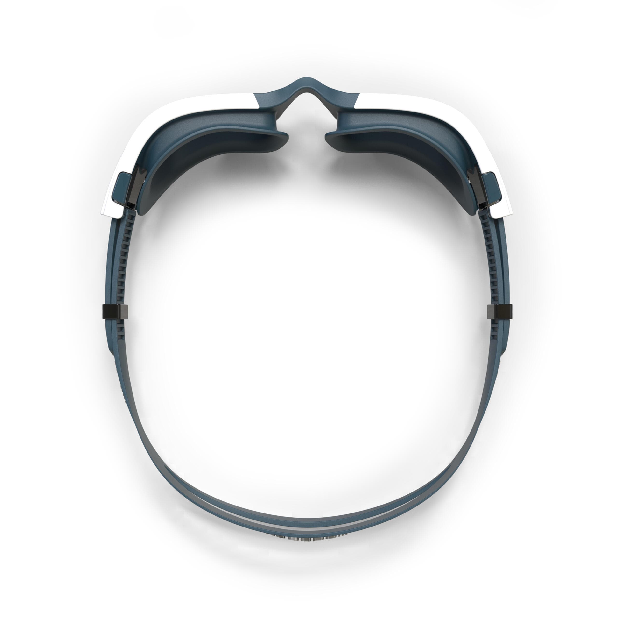 عینک شنا نابایجی – دکتلون Nabaiji Swimming Goggles – Small Size – Blue/Orange – Mirrored Glass – Spirit — تصویر ۵