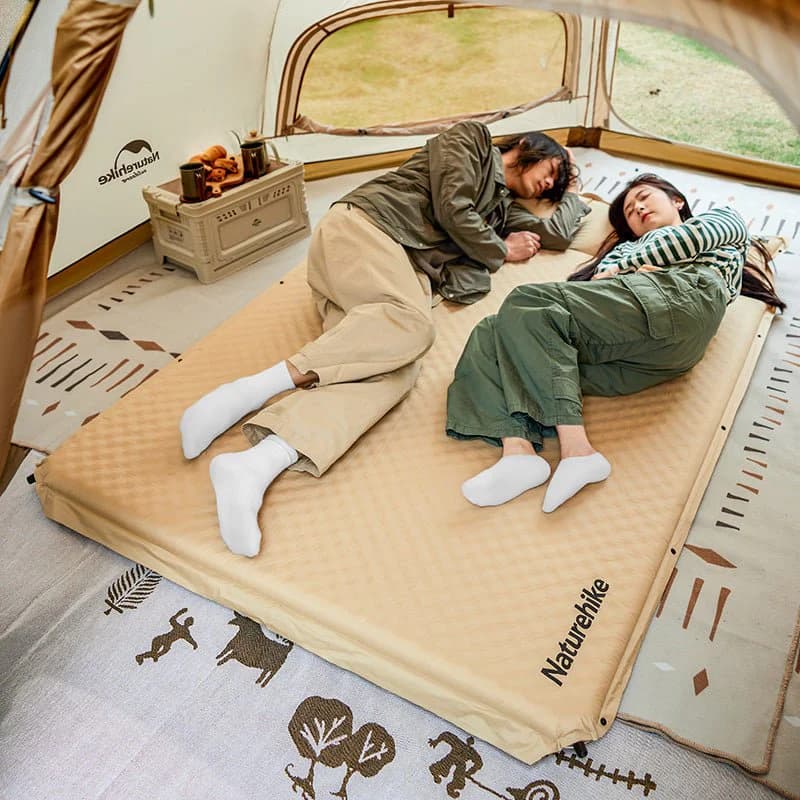 تشک بادی نیچرهایک اتومات – دو نفره – ضخامت 3 سانت Naturehike D01 Double Automatic Inflatable Cushion with Pillow – CNK2300DZ014-D — تصویر ۲