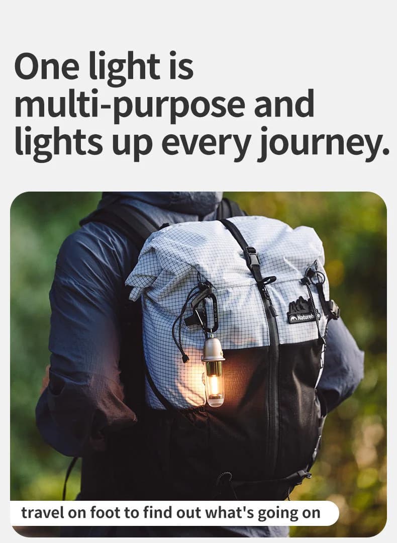 چراغ کمپینگ نیچرهایک – 100 لومن Naturehike Two In One Atmosphere Light – CNK2350ZM010 — تصویر ۶