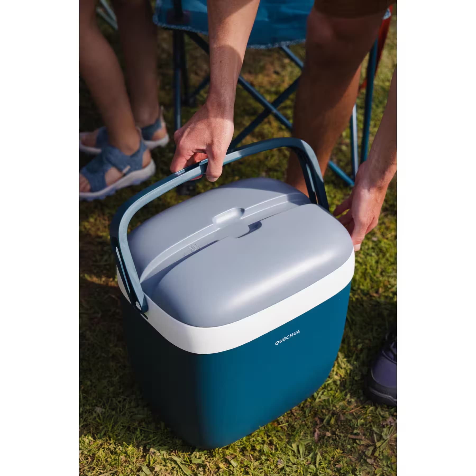 کولرباکس کچوا 22 لیتری – یخدان Quechua Hard Camping Cooler – 22 Liters – 5 Hours Keeping Cool — تصویر ۸