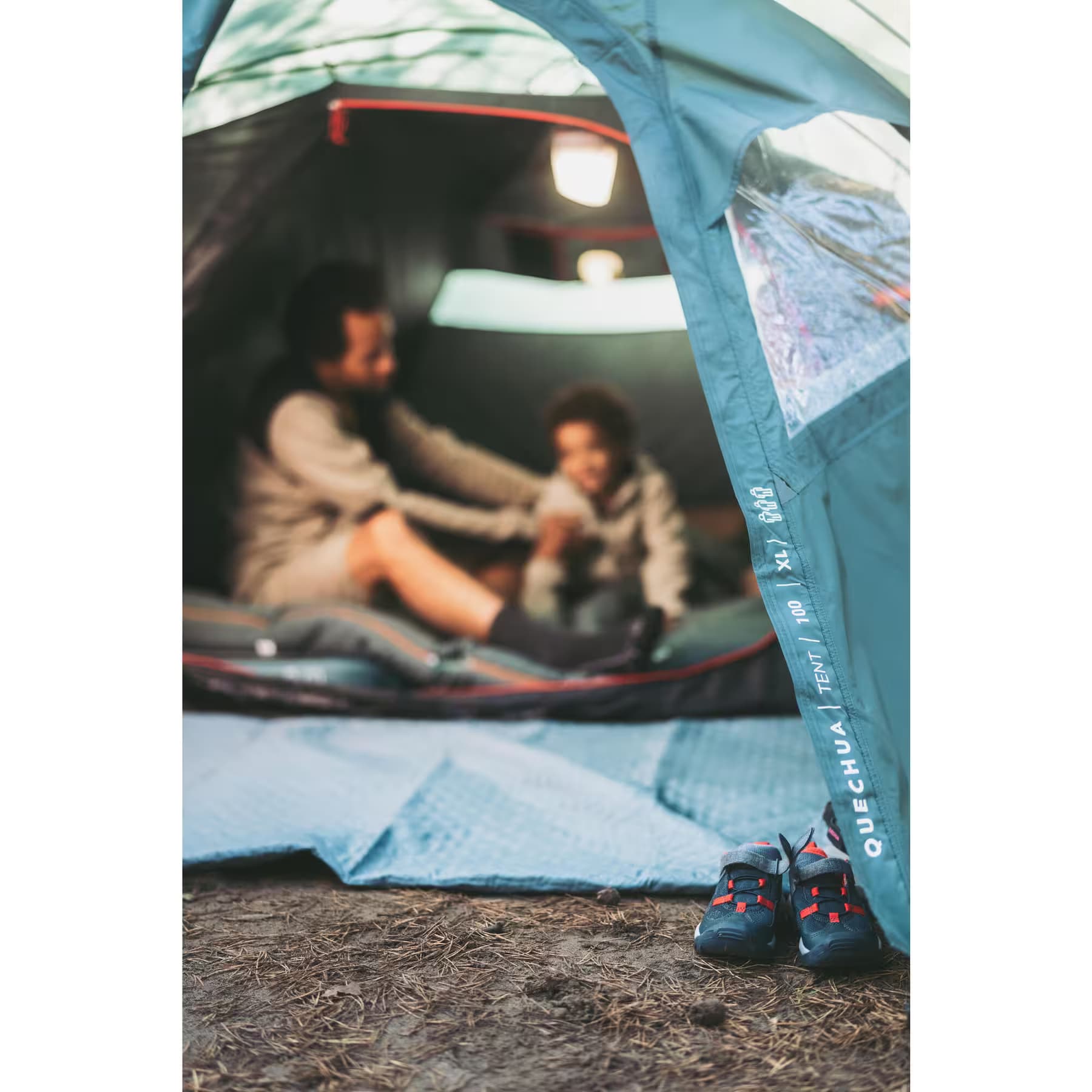 چادر کچوا کمپینگ – 3 نفره سایز بزرگ Quechua 3 Person Camping Tent – MH100 XL — تصویر ۲
