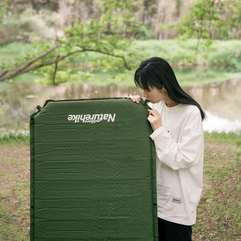 زیرانداز بادی نیچرهایک – خود بادشو – ضخامت 5 سانت Naturehike single Inflatable Mat sleeping pad – NH20DZ003 — تصویر ۴