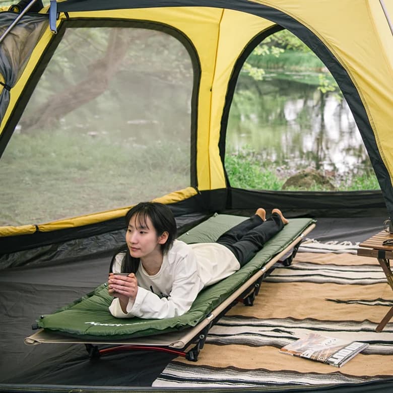 زیرانداز بادی نیچرهایک – خود بادشو – ضخامت 5 سانت Naturehike single Inflatable Mat sleeping pad – NH20DZ003 — تصویر ۳