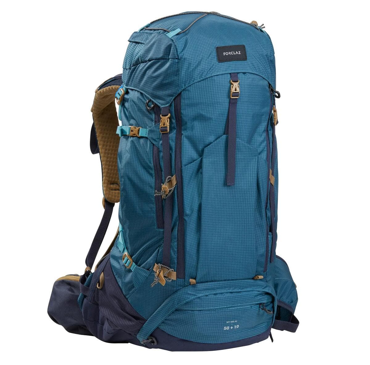 کوله پشتی کوهنوردی فورکلاز 50 + 10 لیتری Forclaz Men’s Outdoor Trekking Backpack – 50+10 L – MT500 Air