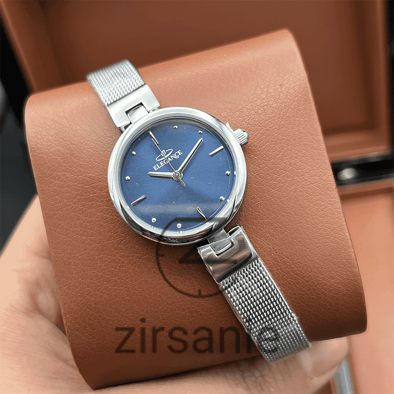 ساعت مچی زنانه الگانس Elegance Silver Blue — تصویر ۴