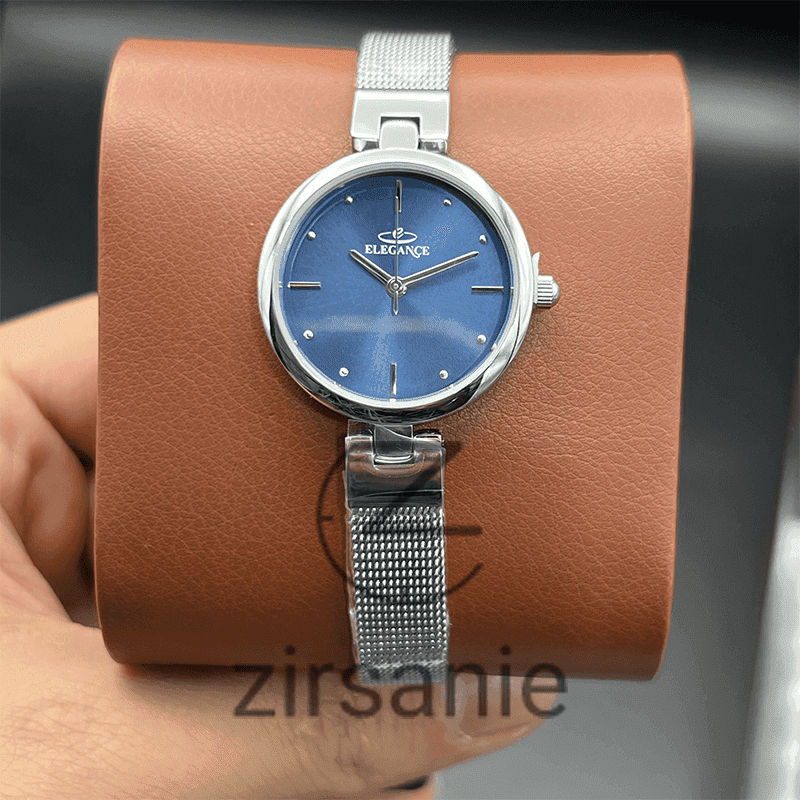 ساعت مچی زنانه الگانس Elegance Silver Blue — تصویر ۳