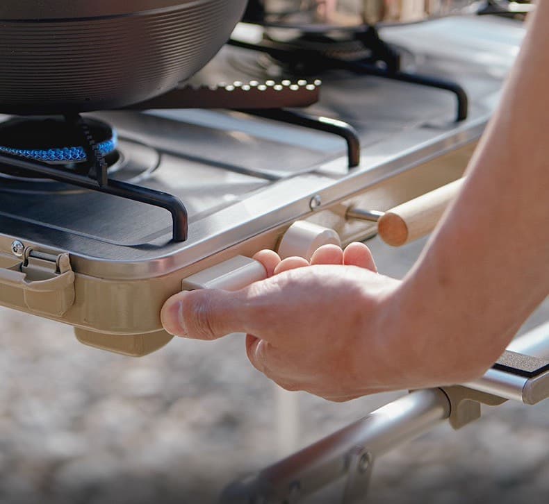 اجاق گاز نیچرهایک – دو شعله Naturehike Double Burner Folding Gas Stove – CNH22CJ046 — تصویر ۲