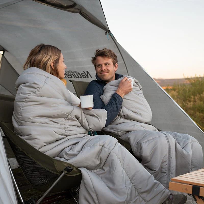 کیسه خواب دو نفره نیچرهایک – بالشت دار Naturehike Double cotton sleeping bag with pillow – NH21MSD05 — تصویر ۳