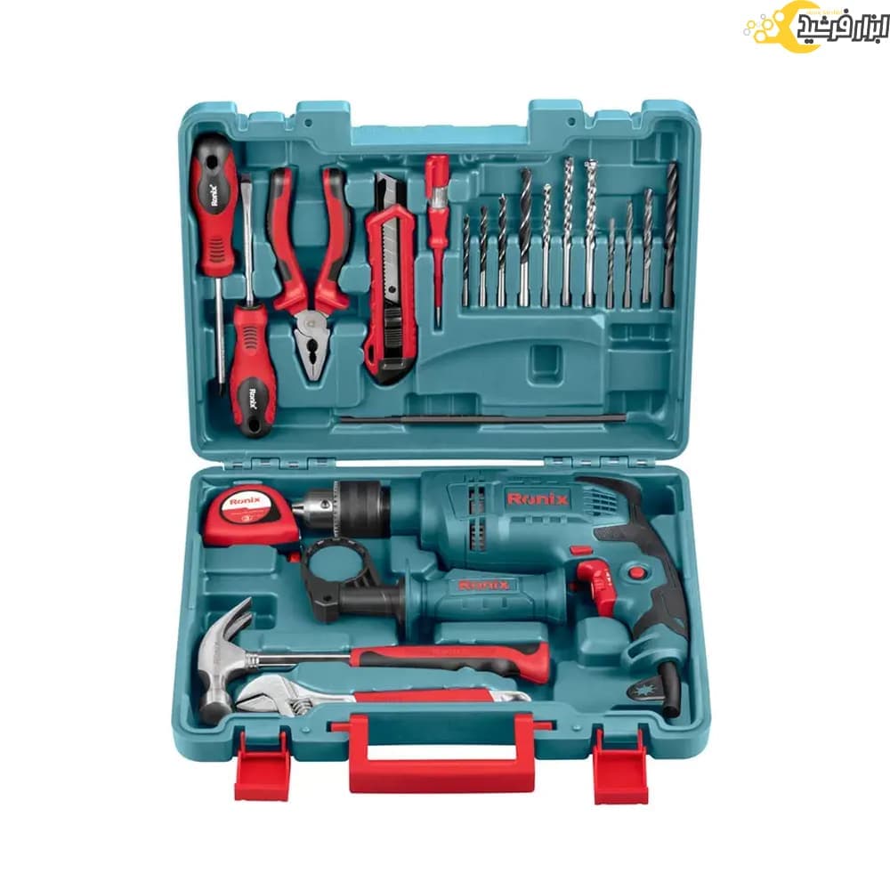 کیت دریل رونیکس چکشی 13 میلیمتری مدل RS-0001