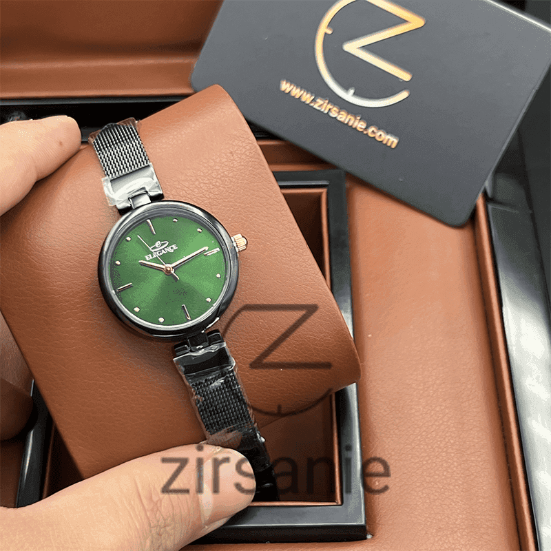 ساعت مچی زنانه الگانس Elegance Black Green — تصویر ۳