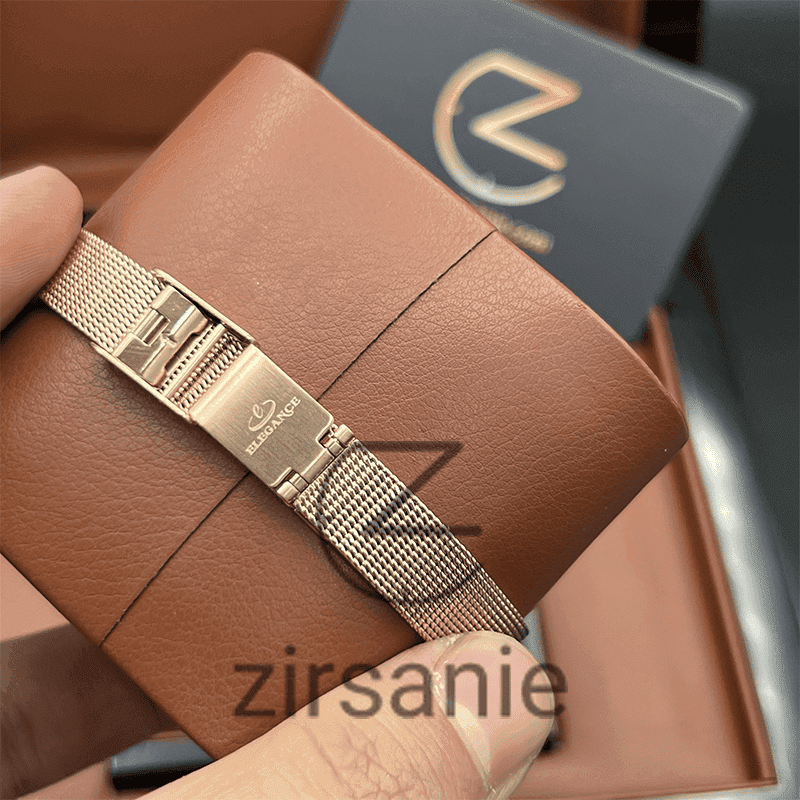 ساعت مچی زنانه الگانس Elegance Rosegold Black — تصویر ۵