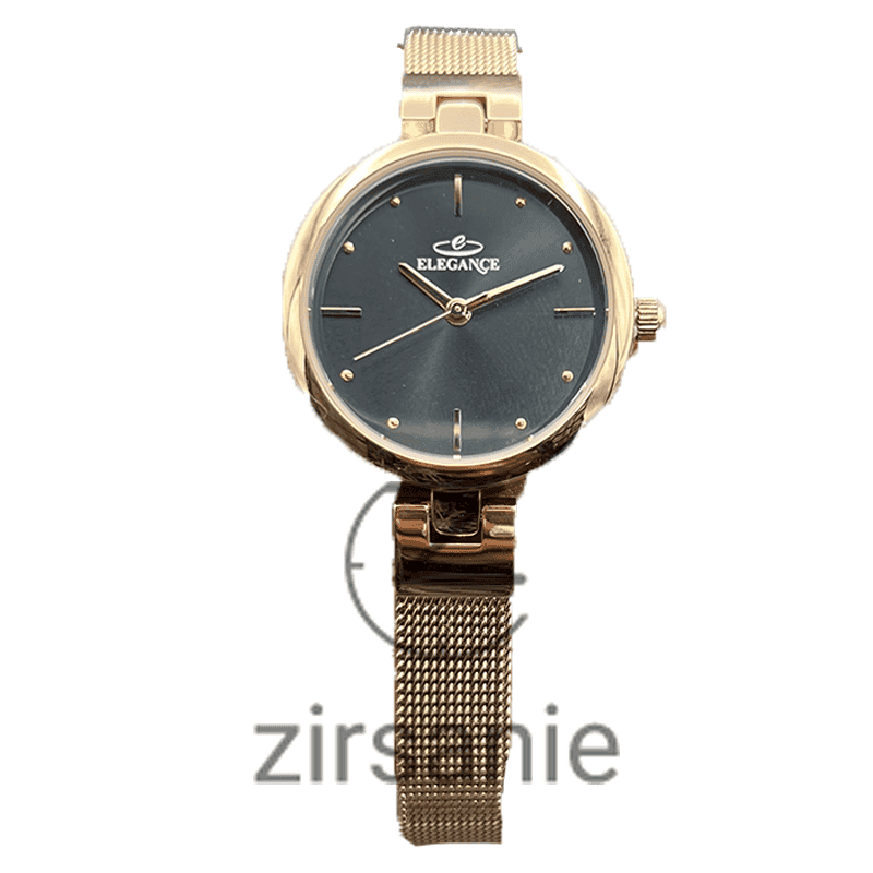 ساعت مچی زنانه الگانس Elegance Rosegold Black