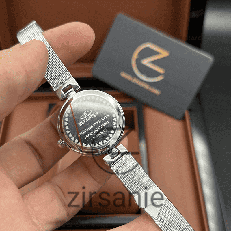 ساعت مچی زنانه الگانس Elegance Silver White — تصویر ۷