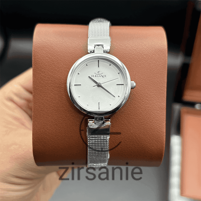 ساعت مچی زنانه الگانس Elegance Silver White — تصویر ۳