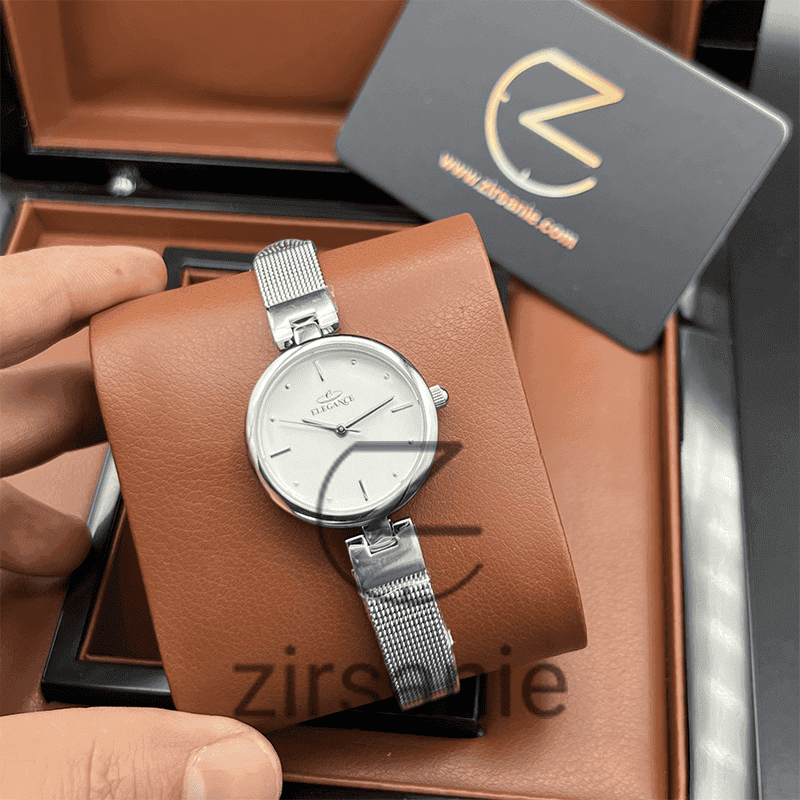 ساعت مچی زنانه الگانس Elegance Silver White — تصویر ۴